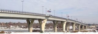 Veterans Memorial Bridge over the Missouri River Bismarck, ND